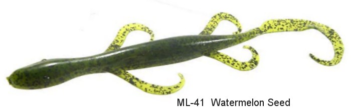 Plastic Lizard -Mega Lizard by Strikezone Lure Co.